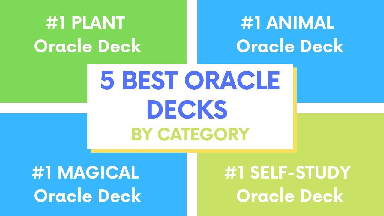 5 Top Oracle Decks by Category | Best Plant Deck | Best Animal Deck | Best Magical Deck & More!