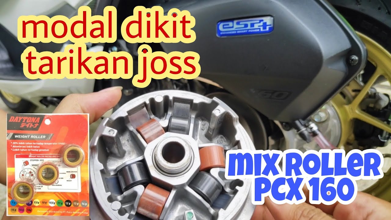 roller PCX 160 mix pakai roller daytona