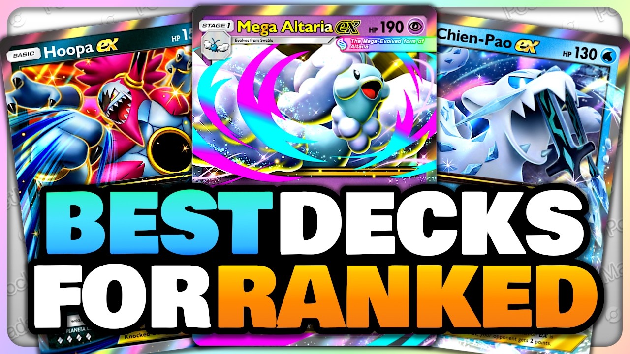 The BEST DECKS To Play This NEW RANKED Season!!! | Pokemon TCG Pocket