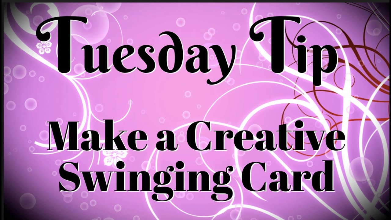 How to Use Dies to Make a Creative Swinging Card