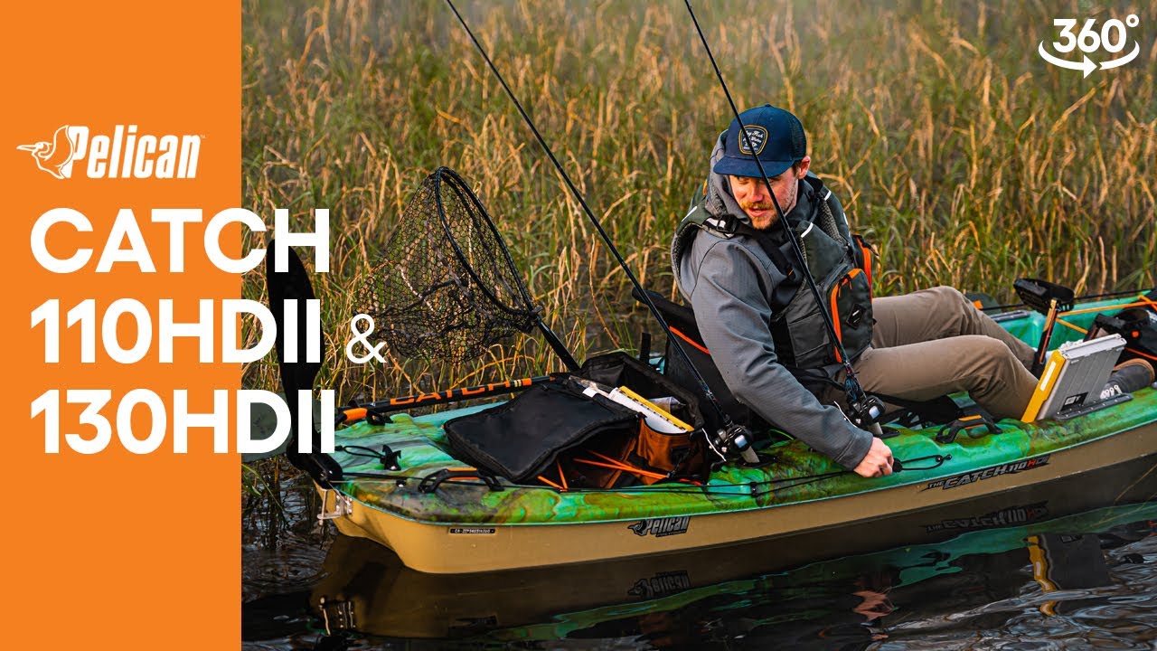 PELICAN | CATCH 110HDII & CATCH 130HDII Fishing Pedal Drive Kayaks Walkthrough