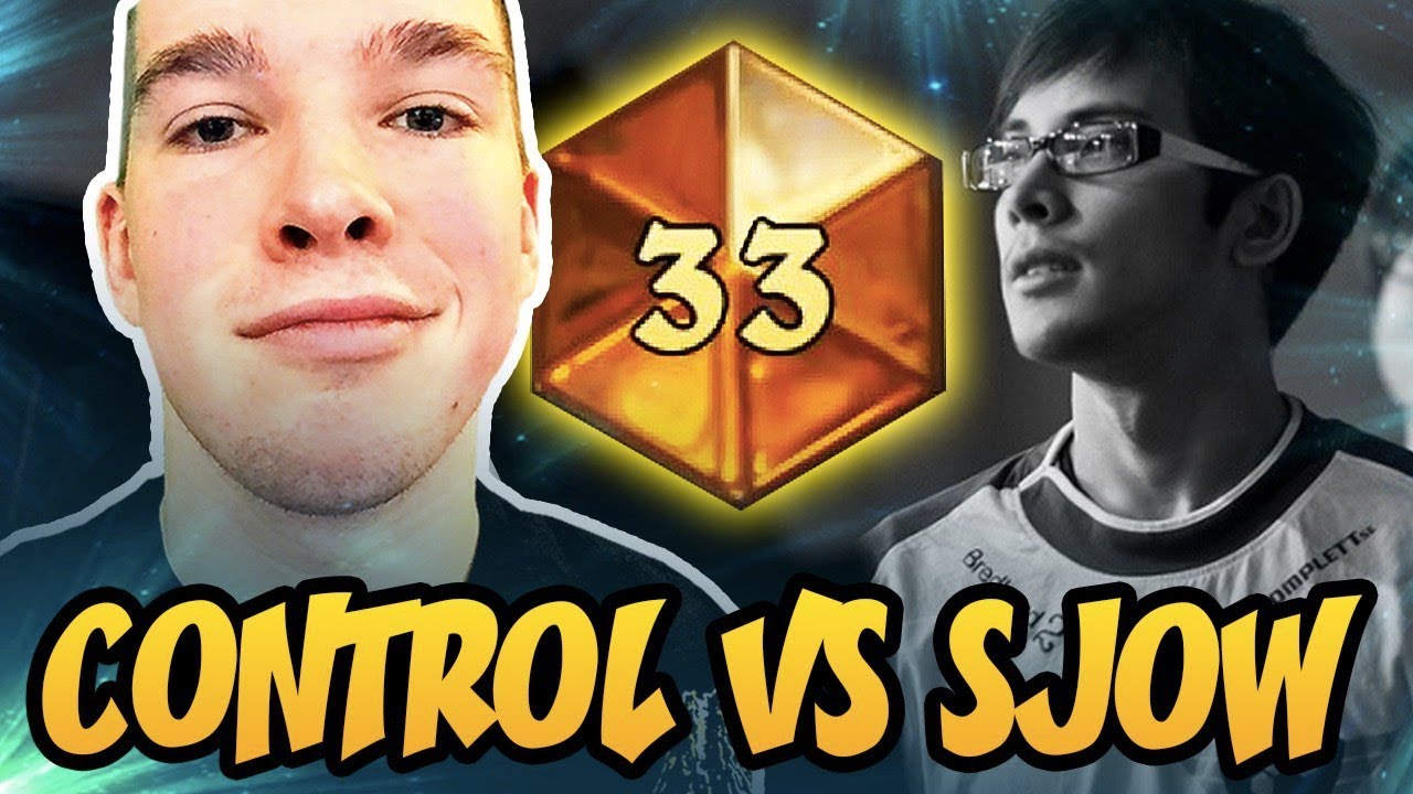 Control VS Sjow | Top 33 Legend | Token Druid 2018 | The Witchwood | Hearthstone