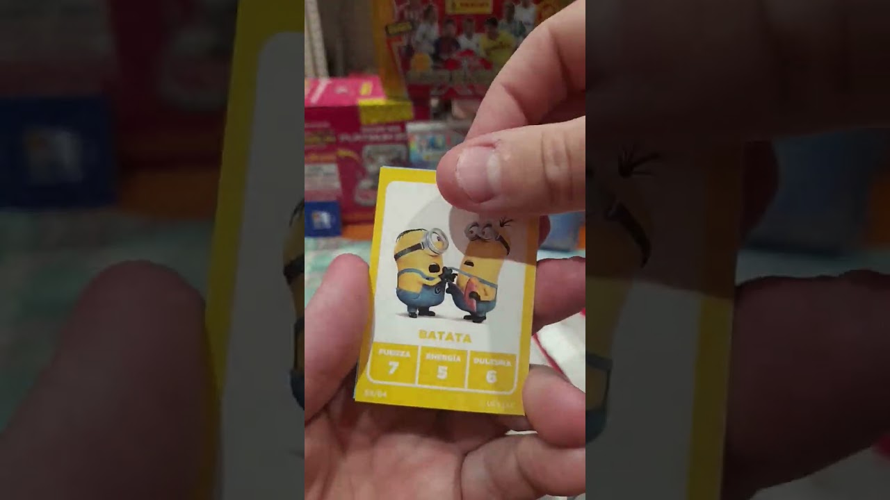 SOBRE 🍐 MINIONS 🍐 #minions #carrefour #cartas #illumination #cromos #figuritas #jakala #shorts