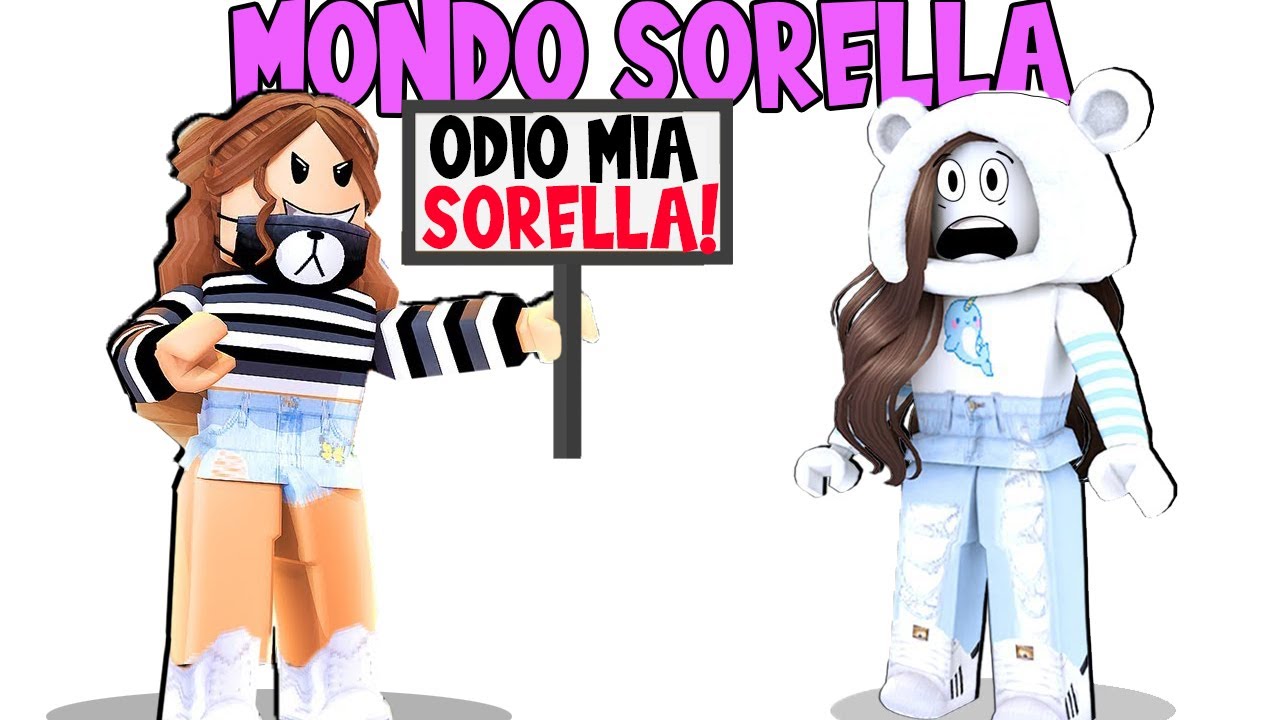 SONO ENTRATA IN UN MONDO SEGRETO DI MIA SORELLA SU ROBLOX!
