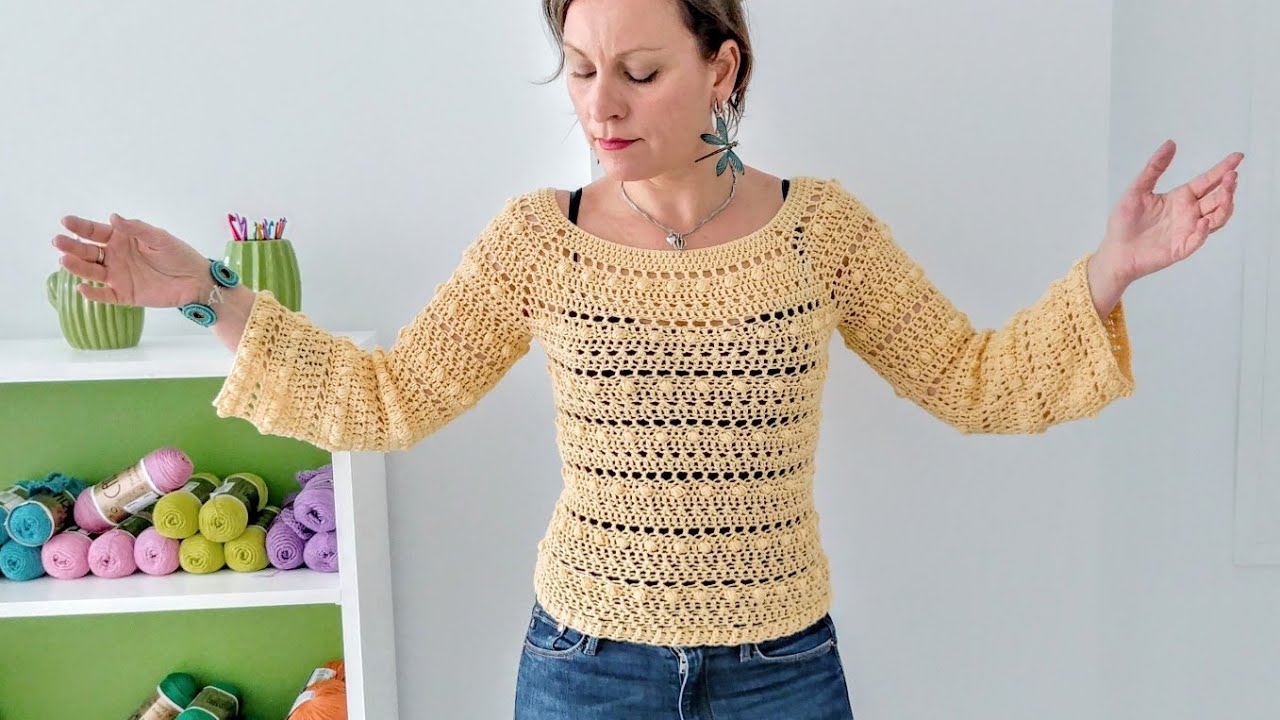 JERSEY PRIMAVERA A CROCHET ( Parte I )