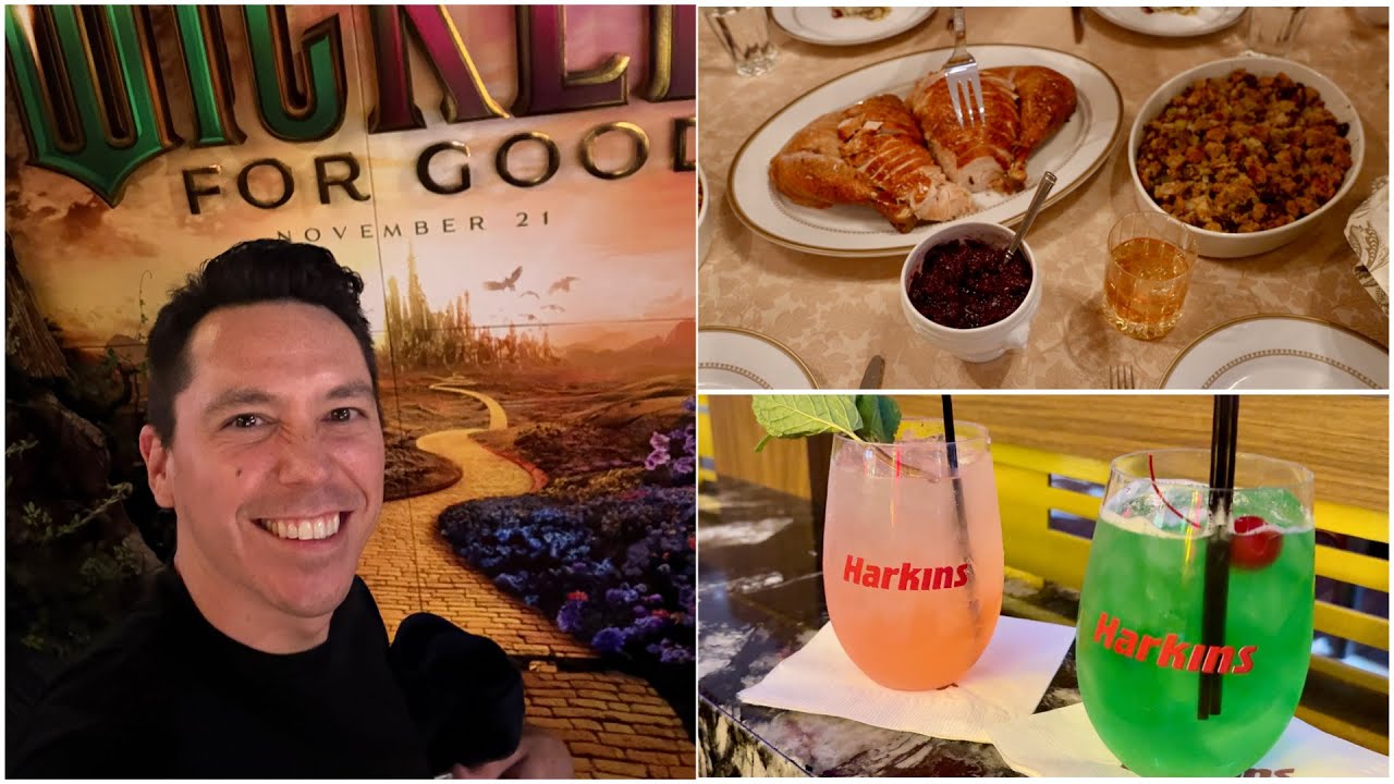 Ранний пир в честь ДНЯ БЛАГОДАРЕНИЯ | Ранний показ фильма «Wicked For Good» и обзор Майка + Chili...