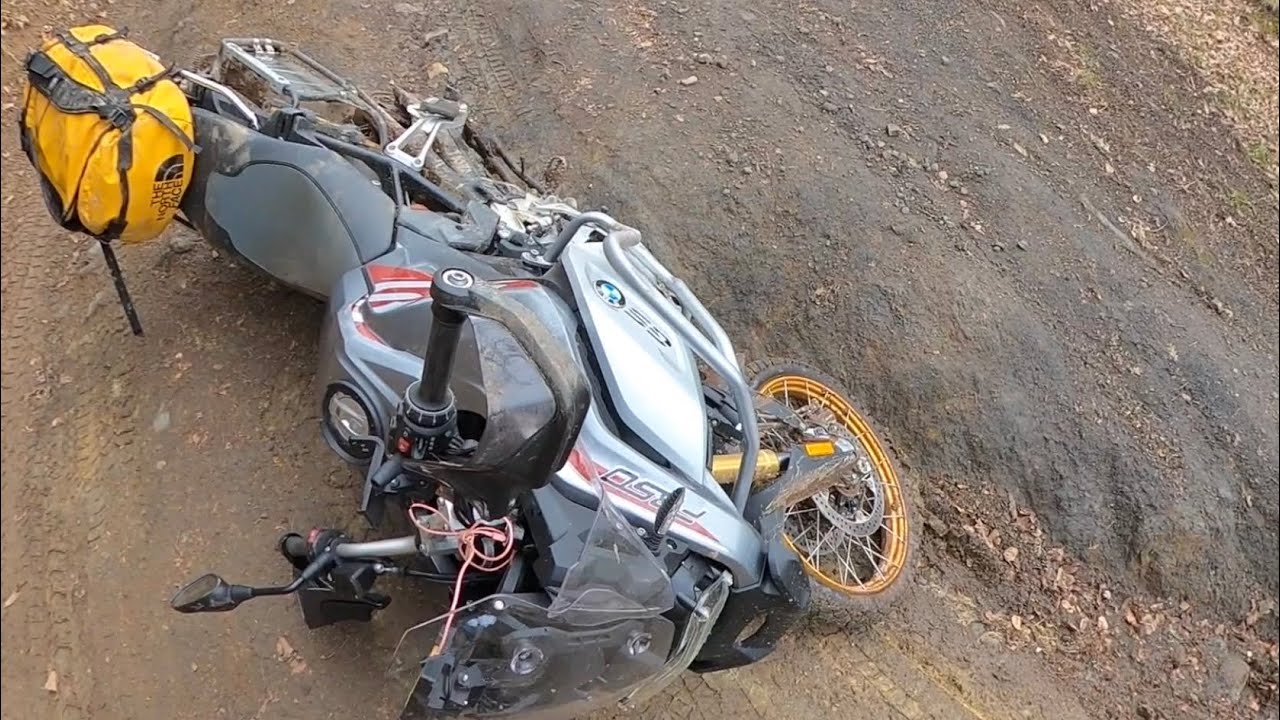 Bmw F850gs adventure Off-Road, Todo lo que sube, tiene bajar! Nos caemos bajando una pista increíble