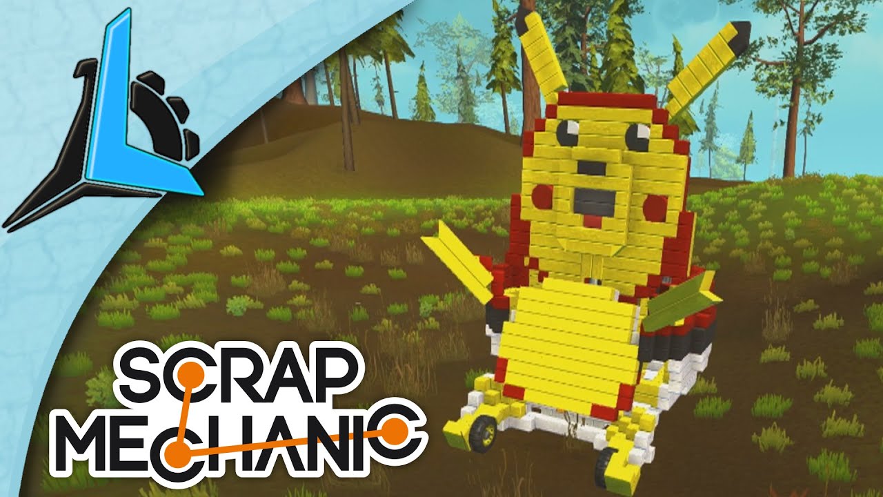 Scrap Mechanic Transformers- PokeBall to Pikachu (Showcase) (1080)