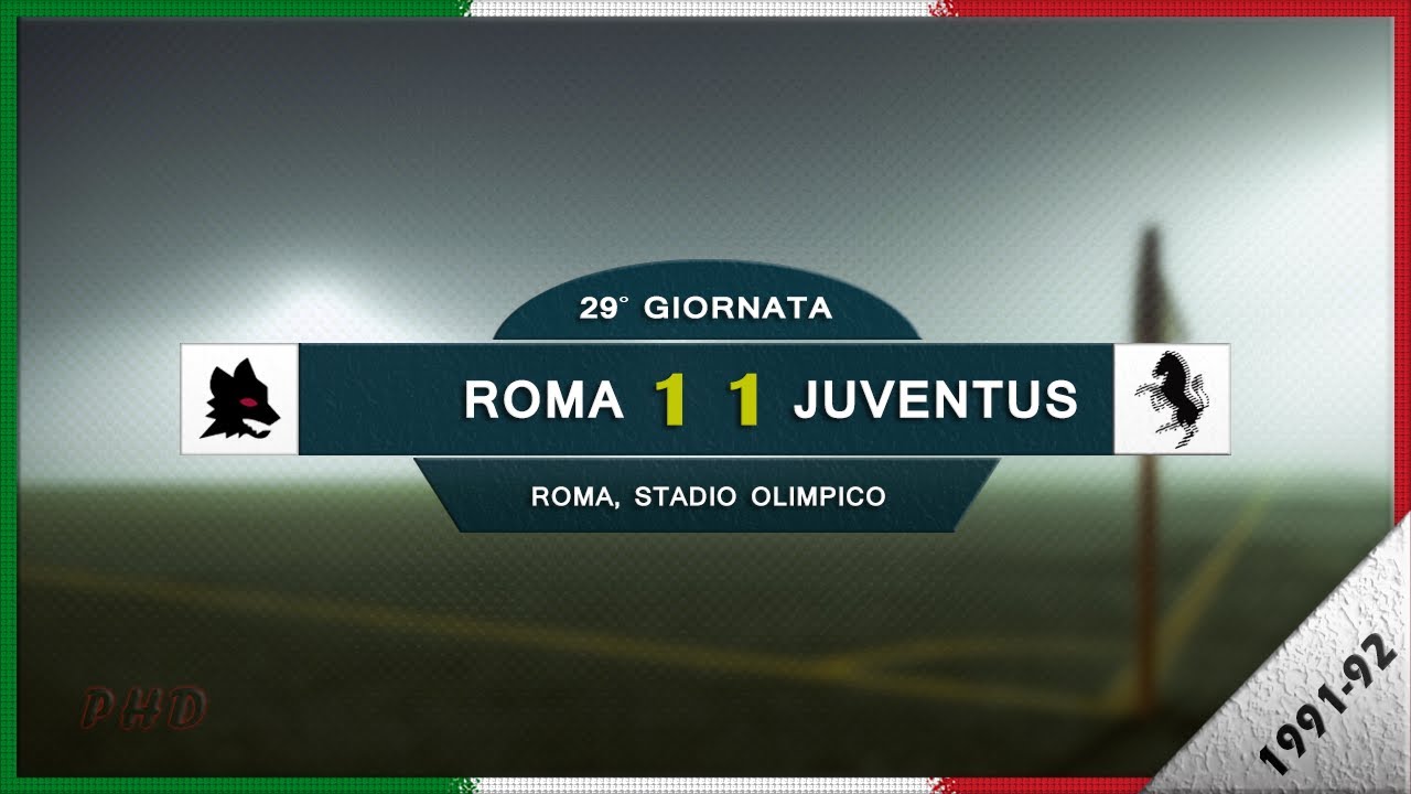 Serie A 1991-92, g29, AS Roma - Juventus