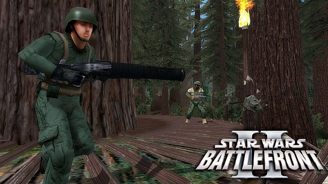 Star Wars Battlefront II - Endor - Rebels Side - The Front Lines Mod