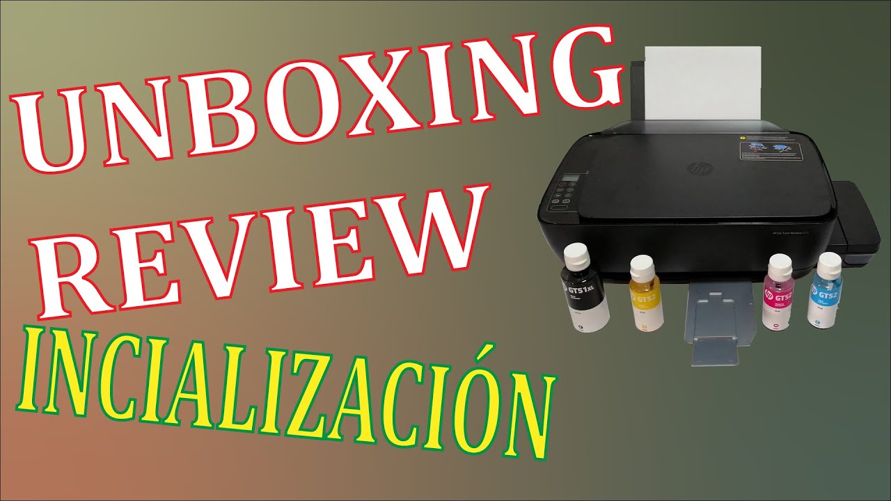 Impresora🖨️HP Ink Tank Wireles 415, 410, 310, 315 | Inicialización | Unboxing📦Review | Información