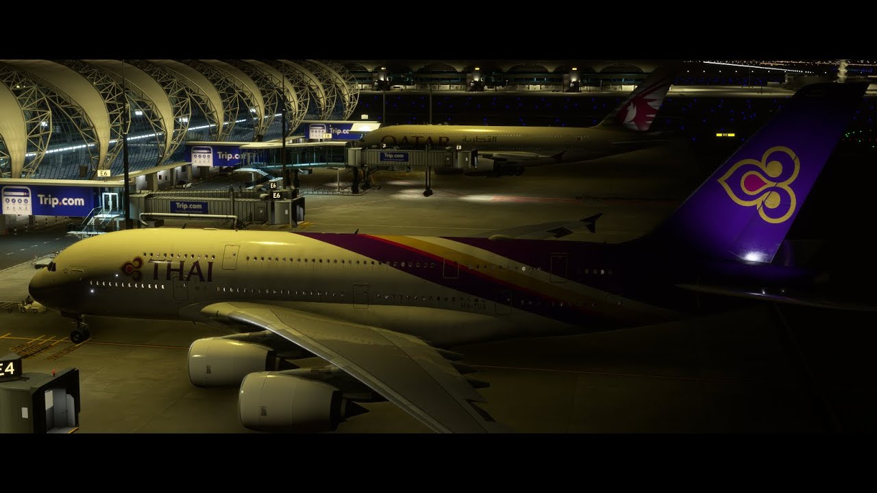 THA 910 | VTBS (BKK) - EGLL (LON) | VATSIM | FBW A38X | MSFS