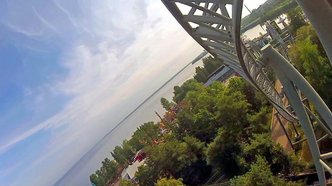 Tornado front seat on-ride HD POV Särkänniemi Amusement Park Sarkanniemi