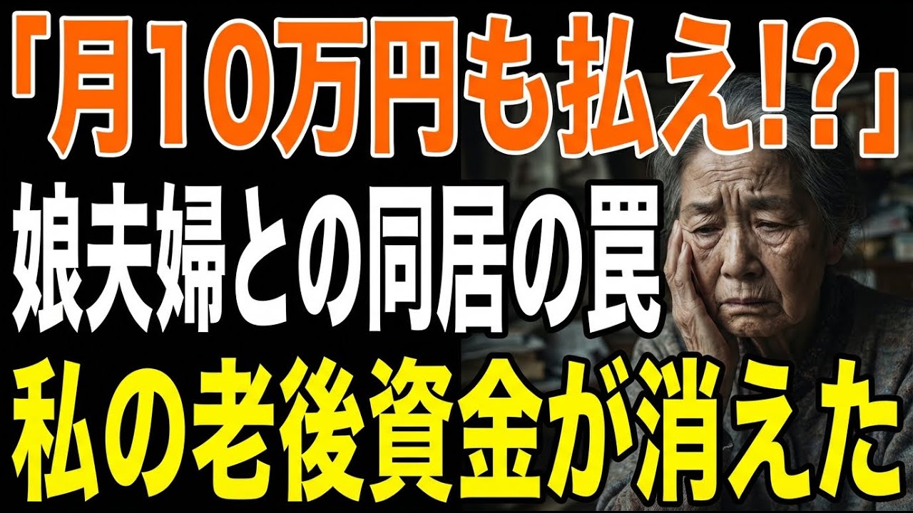 「月10万円出して」優しかった娘夫婦と同居した母が崩れる夜…一通の決意