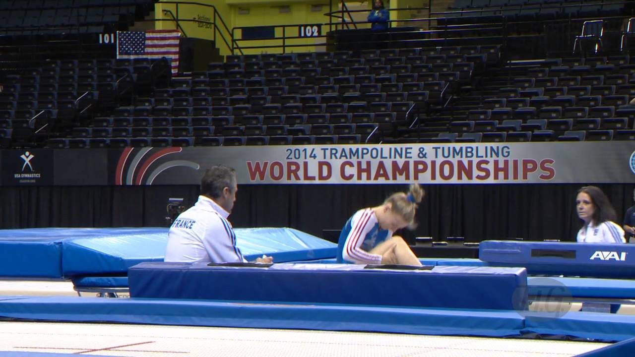LABROUSSE Lea (FRA) - 2014 Trampoline Worlds, Daytona Beach (USA)  - Qualifications Women