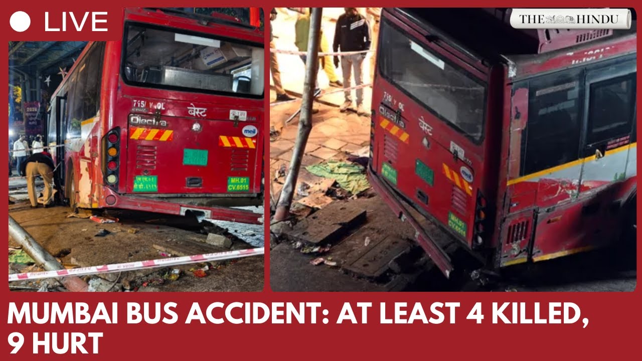 Mumbai BEST bus Accident: 4 killed as BEST bus hits pedestrians while reversing in Mumbai&rsquo;s Bhandup