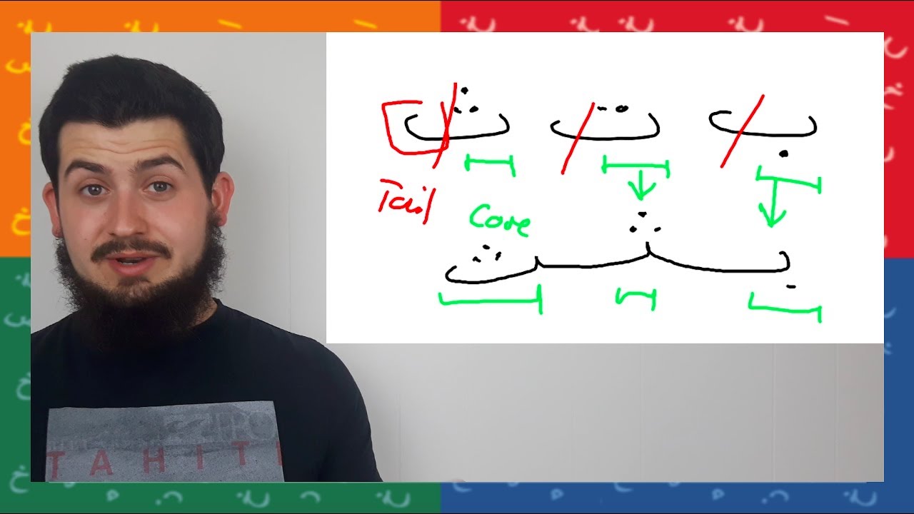 How to join Arabic letters: TOP TIP || ARABIC SCRIPT AND WRITING