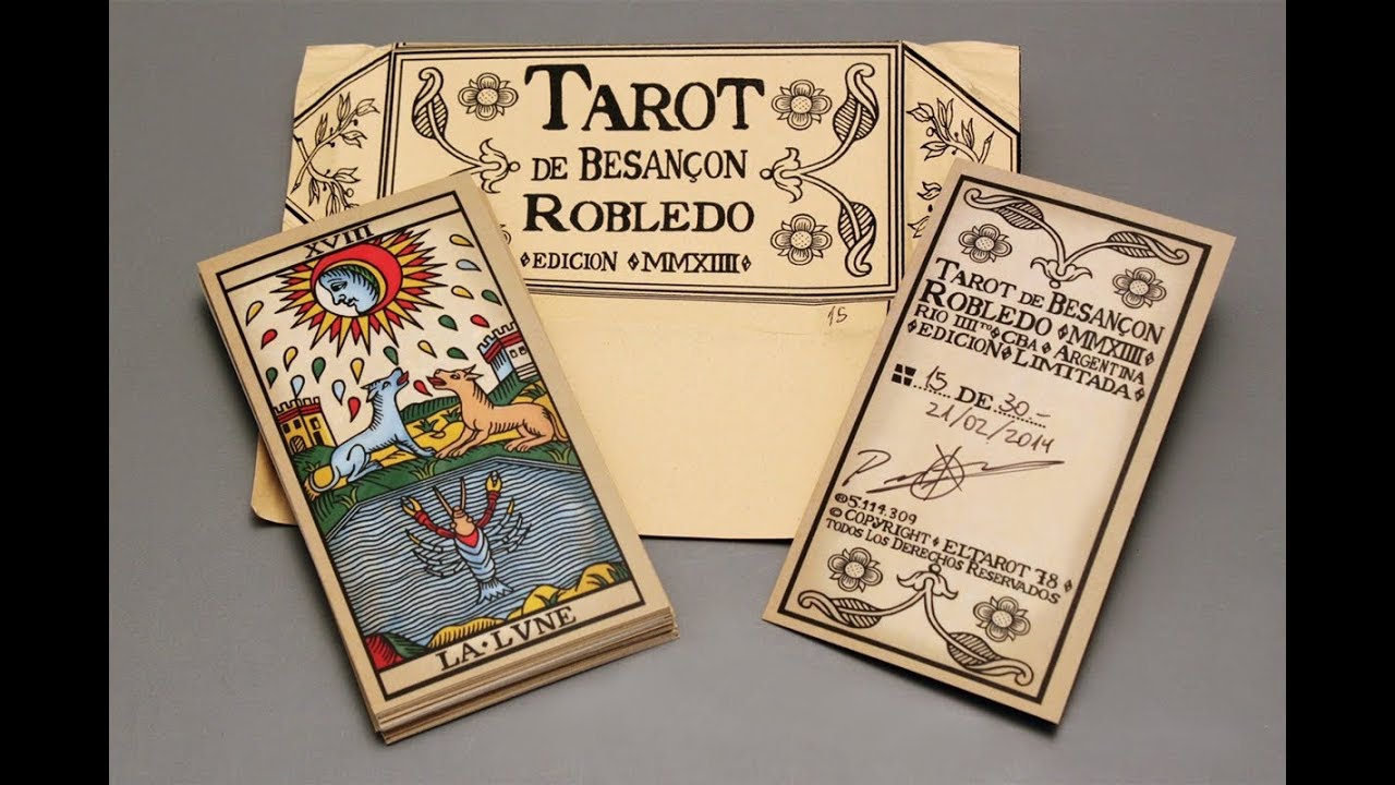 🌷 Pablo Robledo's Tarot de Besancon (Argentina, 2011, 2014, 2018)