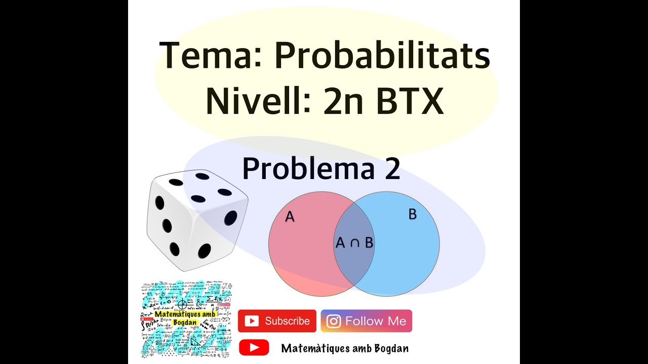 Probabilitats: Problema 2 de probabilitats amb daus