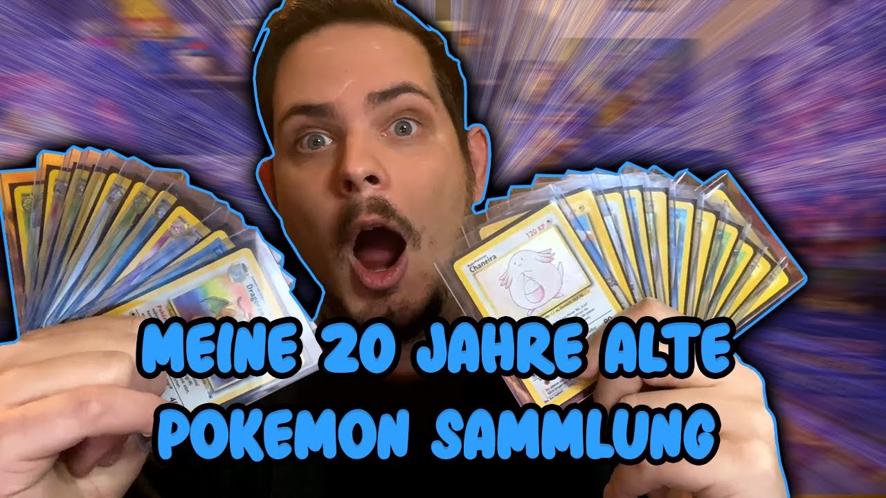 Ich habe meine 20 Jahre alte Pokemon Sammlung bei Mama gefunden 😍