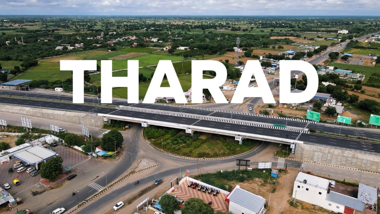 Tharad city | 4k drone shoot | Gujarat 