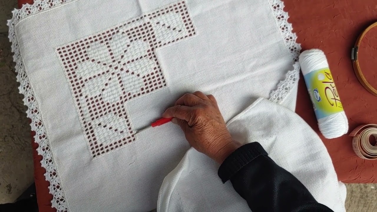 Deshilado de Flor (Parte 1) - Estela Bordados Artesanales