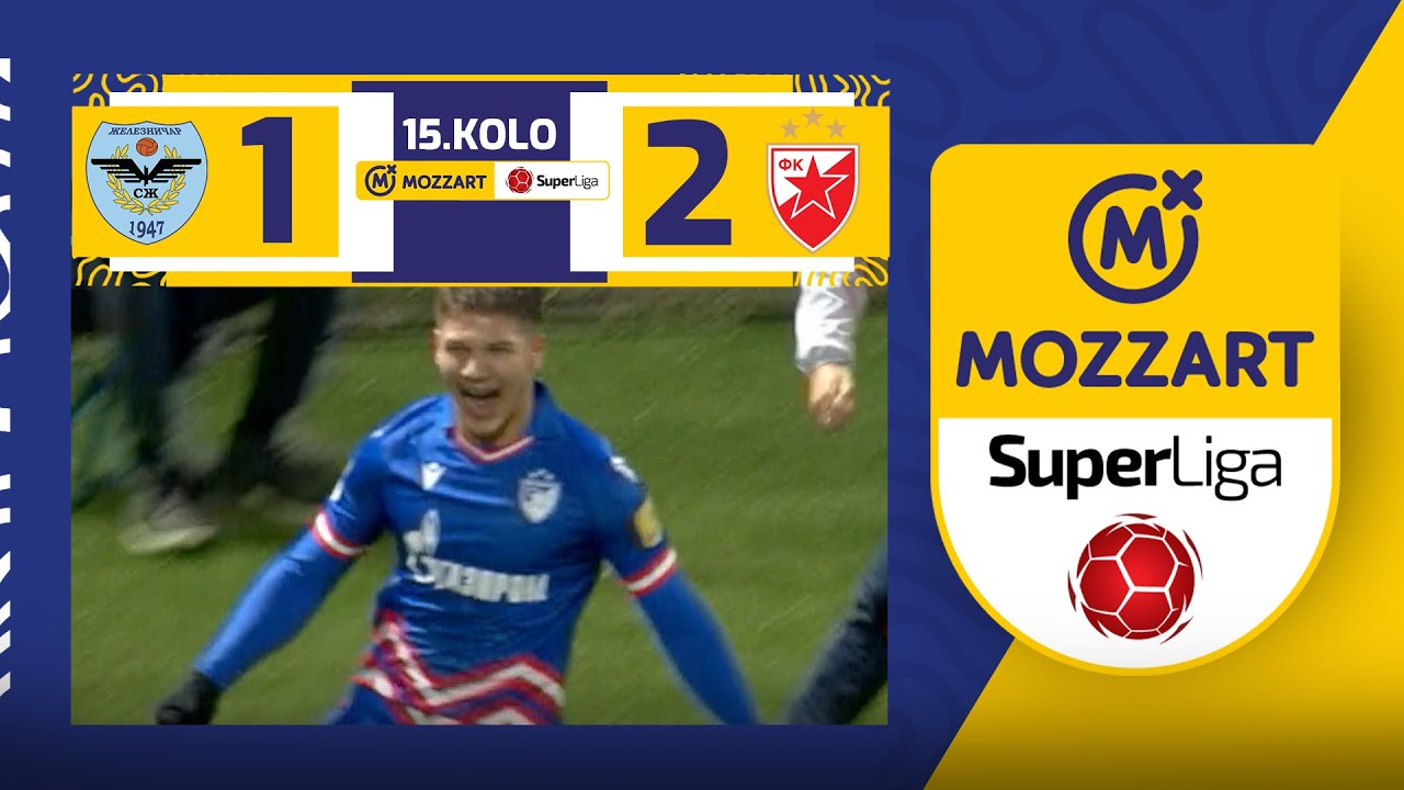 Mozzart Bet Super liga 2023/24 - 15.Kolo: ŽELEZNIČAR – CRVENA ZVEZDA 1:2 (1:0)