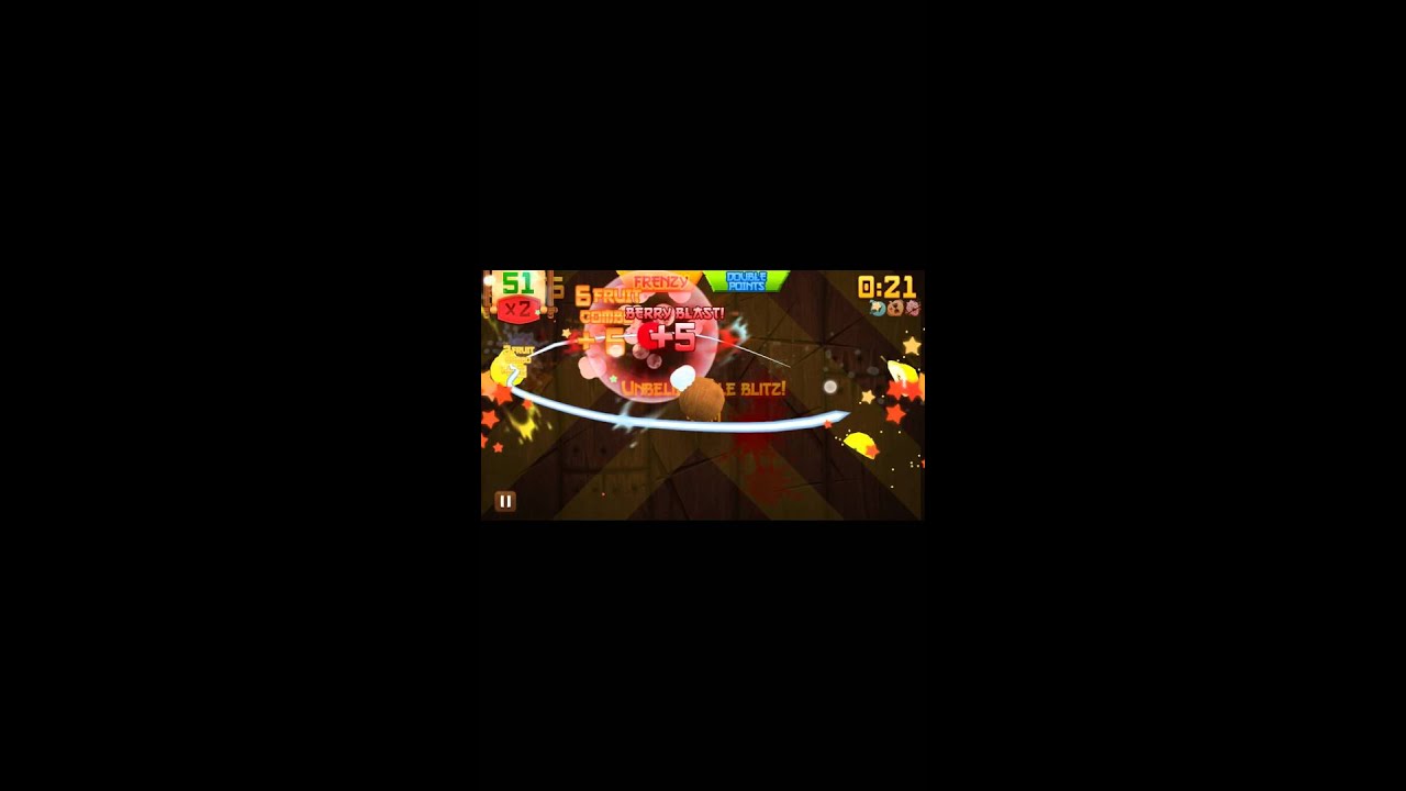 Fruit ninja arcade high score