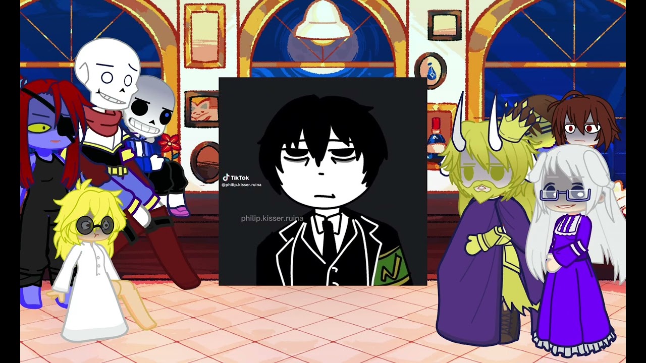 Undertale reacts to sans as arima+??? (2/2) All videos aren't mine