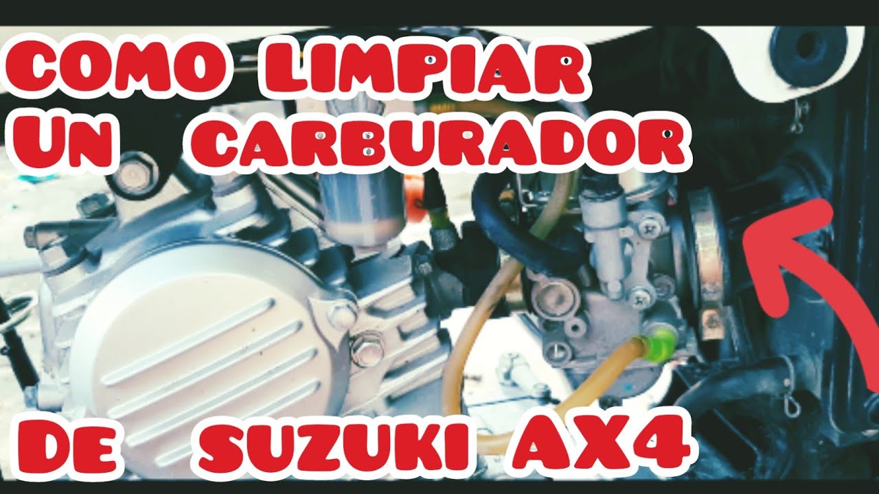 Suzuki Ax4  como limpiar  el carburador de una suzuki ax4   mikuni       |pasión  sobre dos Ruedas|