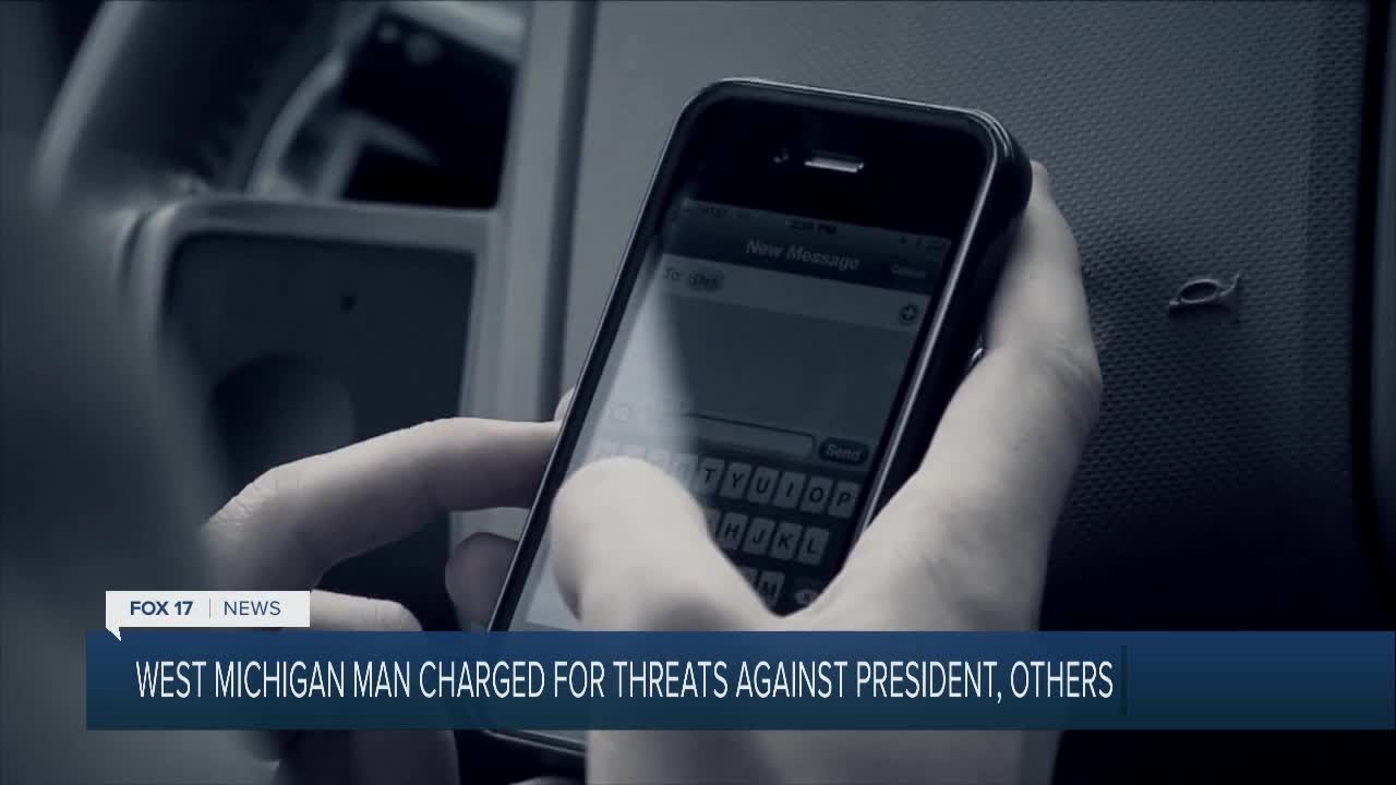 West Michigan man charged for threats against president, others