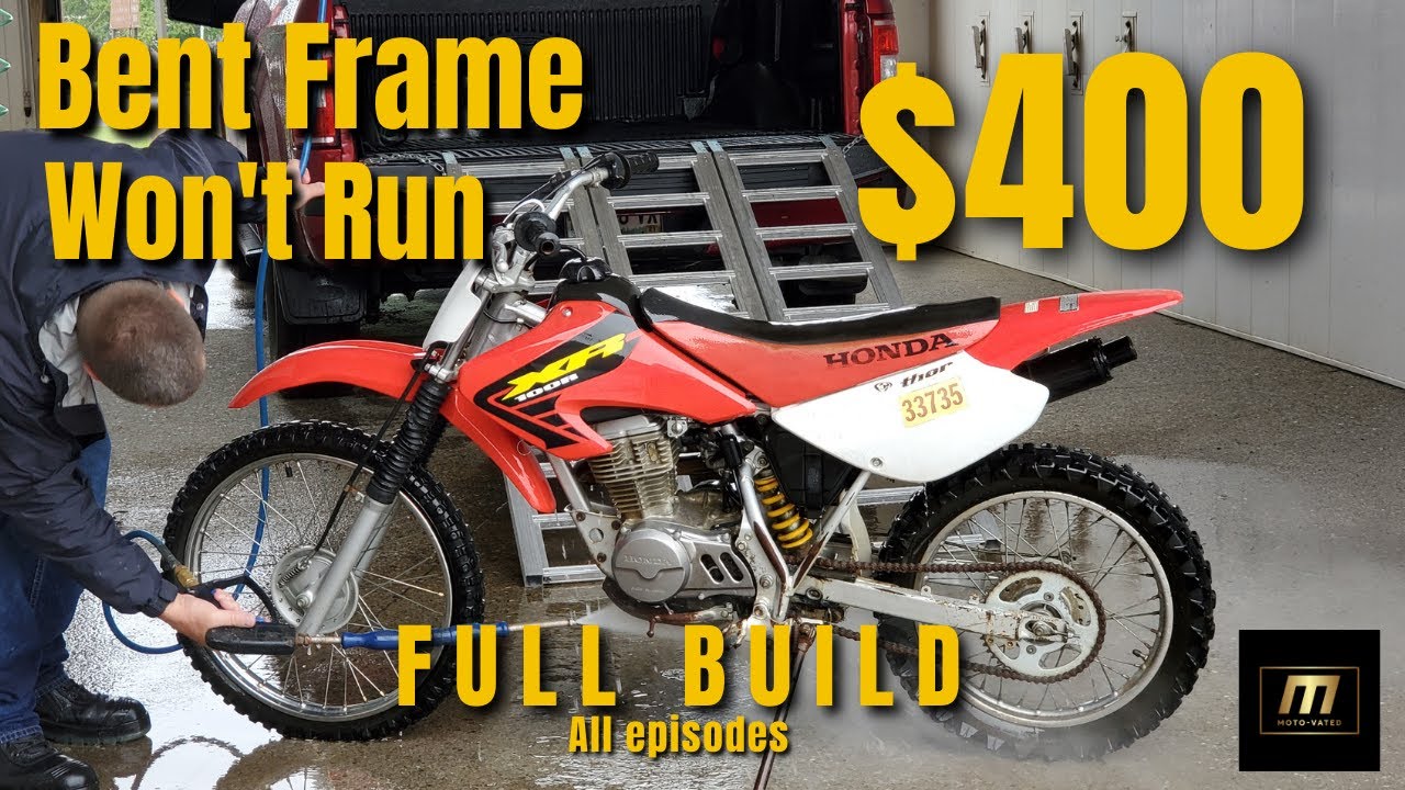Honda Dirt Bike 2002 XR100R Rebuild and Restore (all episodes) #doitforcolton