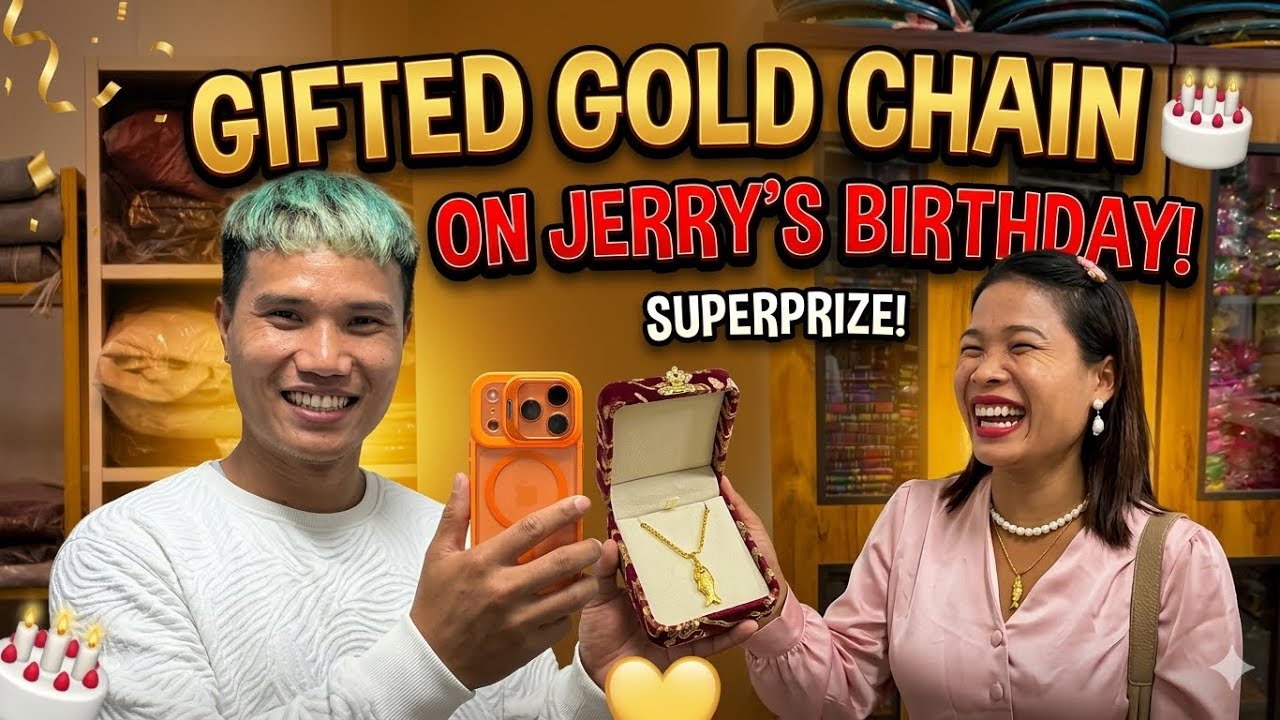Surprise Gold Chain Birthday Gift For Wife🥰 आज बहुत Shopping किया || Happy Birthday Vlogs✌️