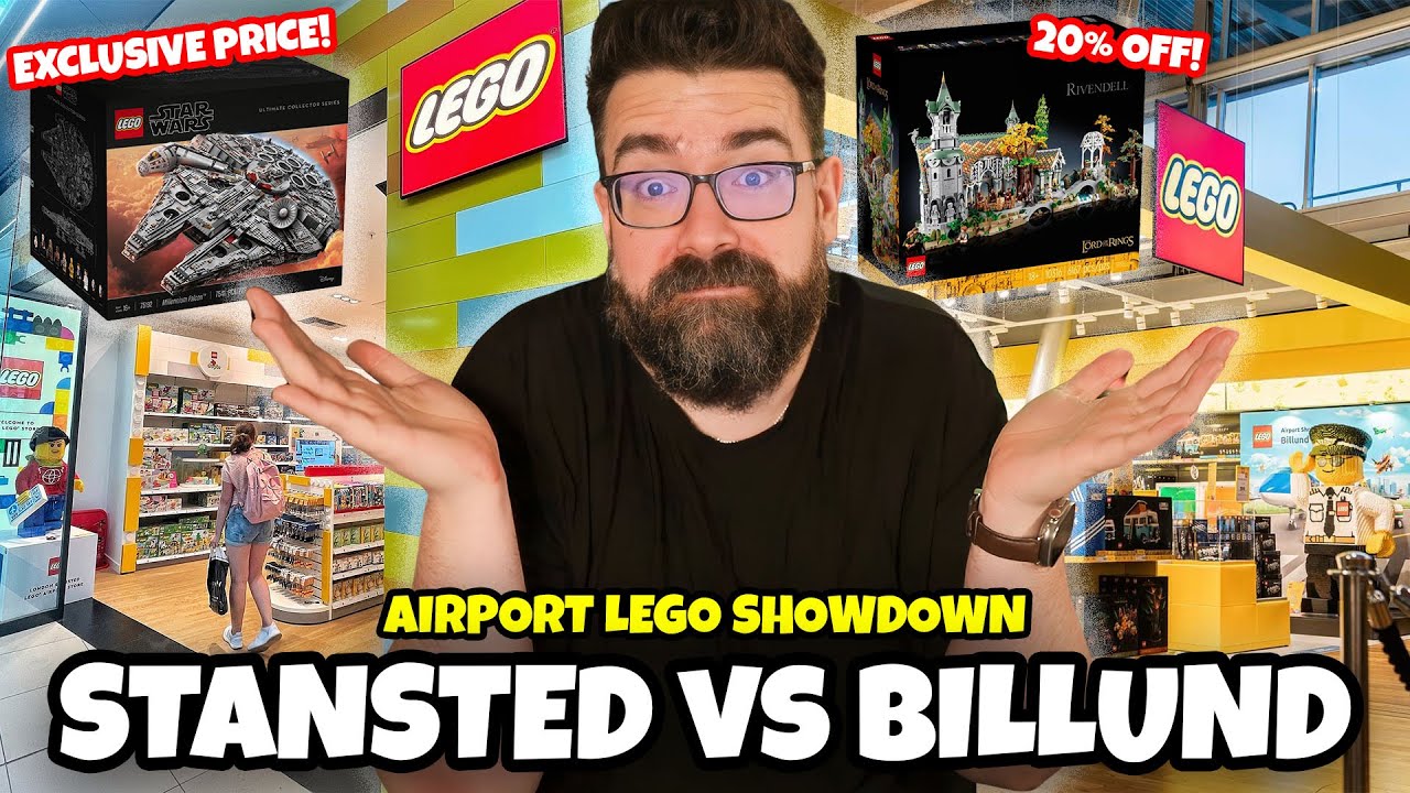 Which Airport LEGO Store Is Better? (Stansted vs Billund)