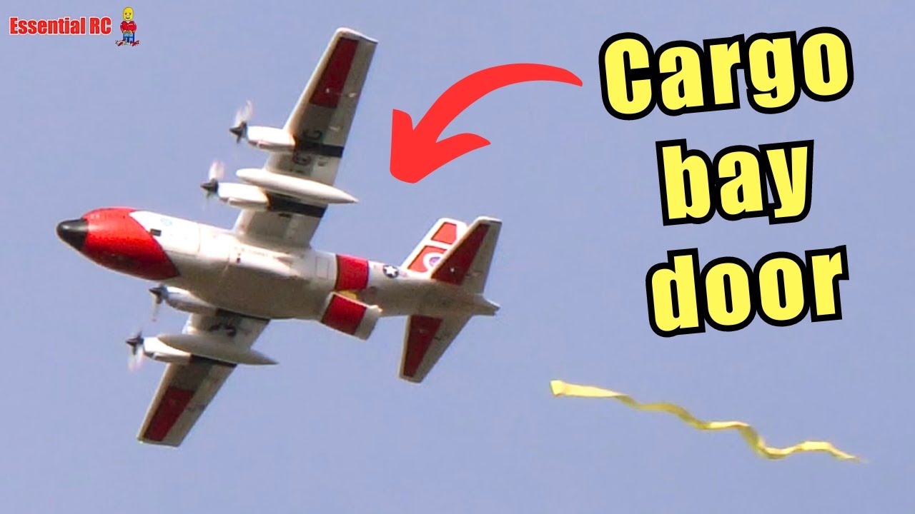 DROPPING STUFF ! 1.6m AVIOS C-130 V2 US Coast Guard Scale Turboprop w/Retracts & Flaps EPO