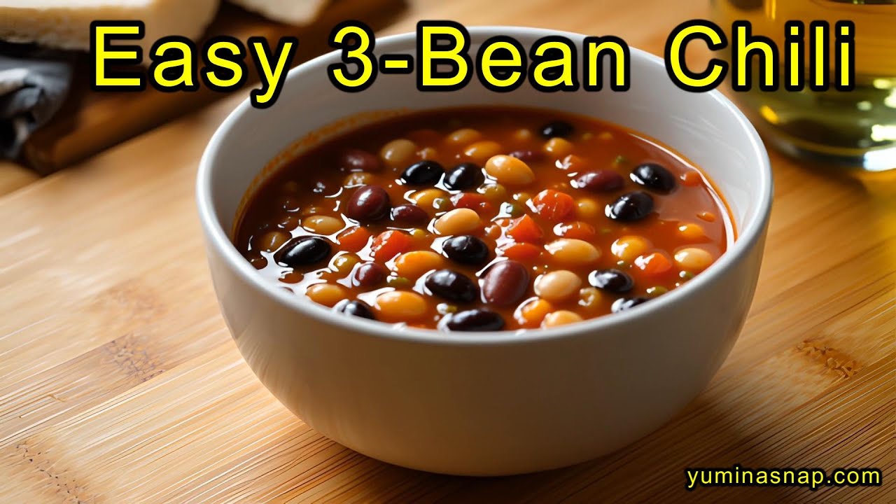Easy 3-Bean Chili | Cozy One-Pot Dinner