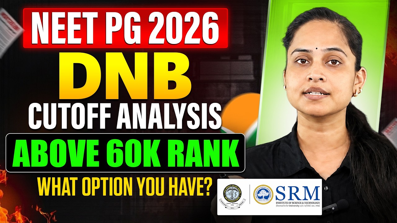 Колледжи DNB для NEET PG 2026 с рангом выше 60 000 📊 | Проходные баллы по категориям и распределе...