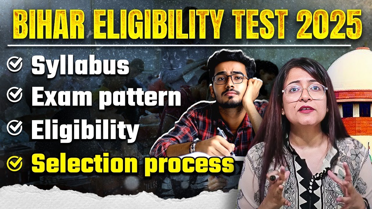 BET Exam in Bihar 2025 |Bihar Assistant Professor Syllabus, Pattern, Eligibility & Selection Process