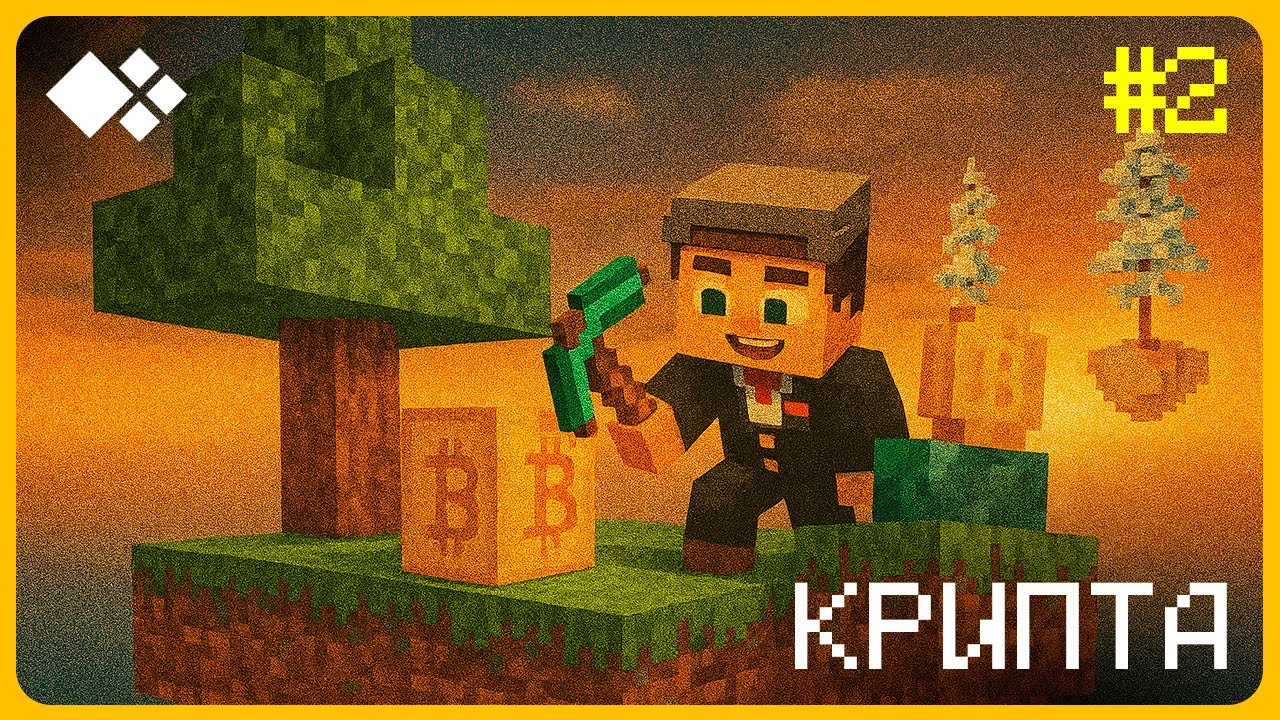 ФАРМЛЮ КРИПТУ НА ОСТРОВЕ! МОЙ ПУТЬ К БОГАТСТВУ НА СКАЙБЛОКЕ! | Minecraft | SkyBlock Cristalix #2