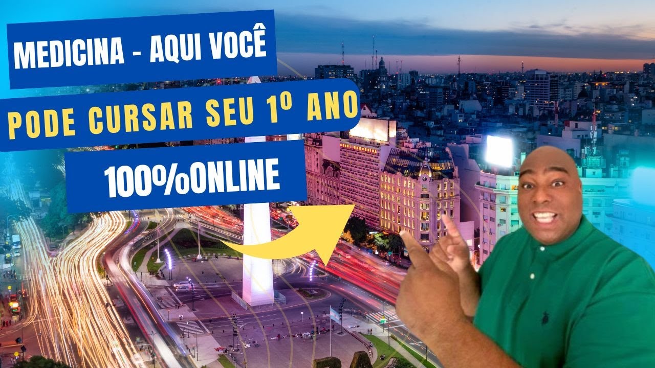 Essa é a ÚNICA Universidade de Medicina na Argentina que VOCÊ PODE Cursar o PRIMEIRO 100 % ONLINE