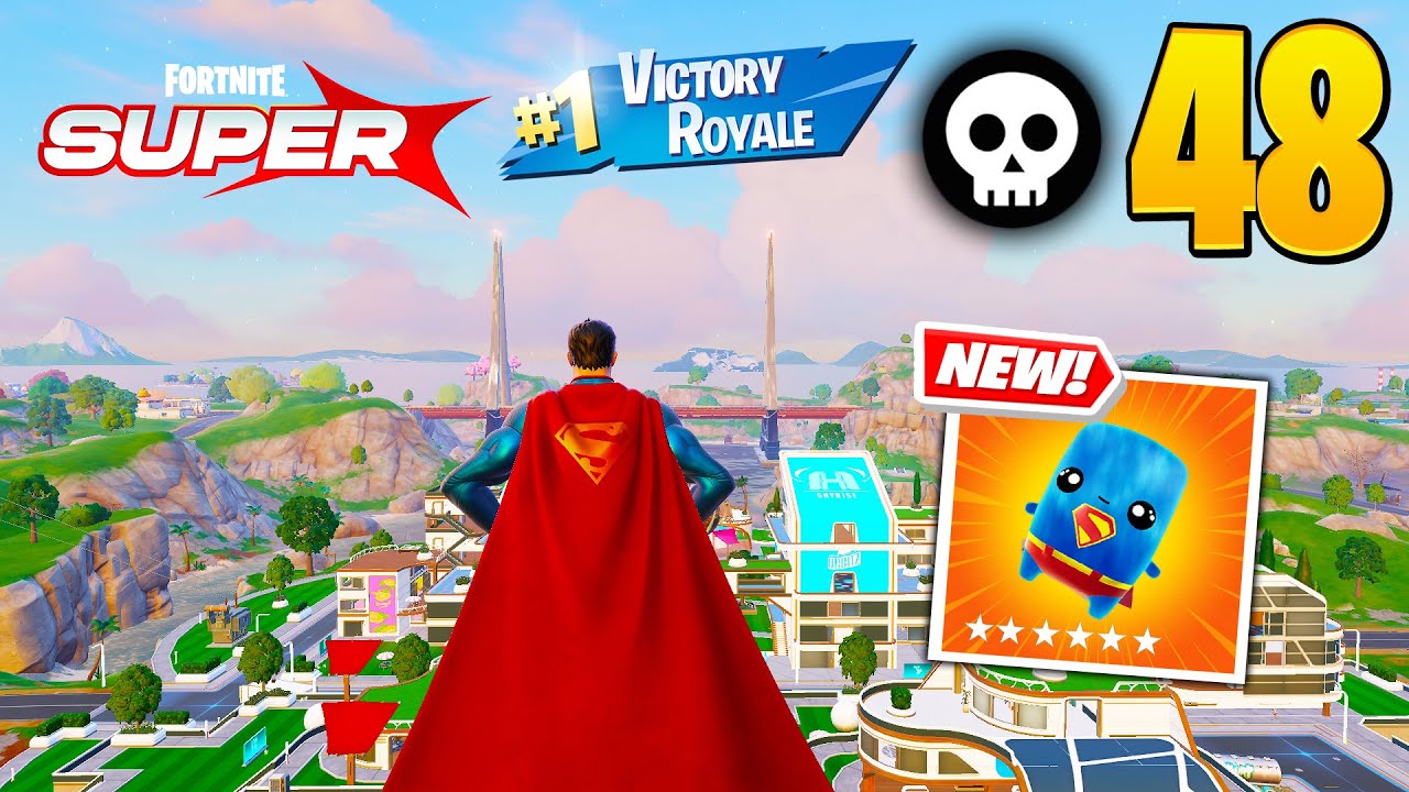 48 Elimination Fortnite SUPERMAN Solo Vs Squads 