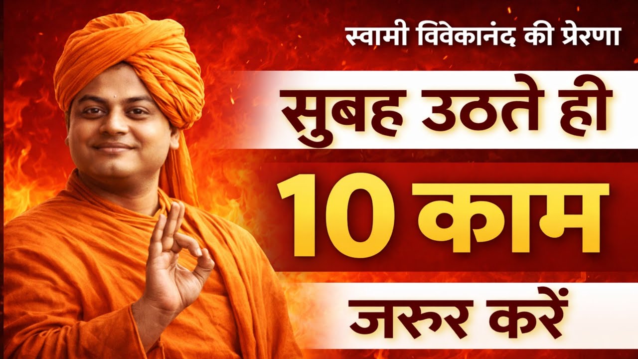 सुबह उठते ही ये 10 काम जरूर करें | स्वामी विवेकानंद की प्रेरणा