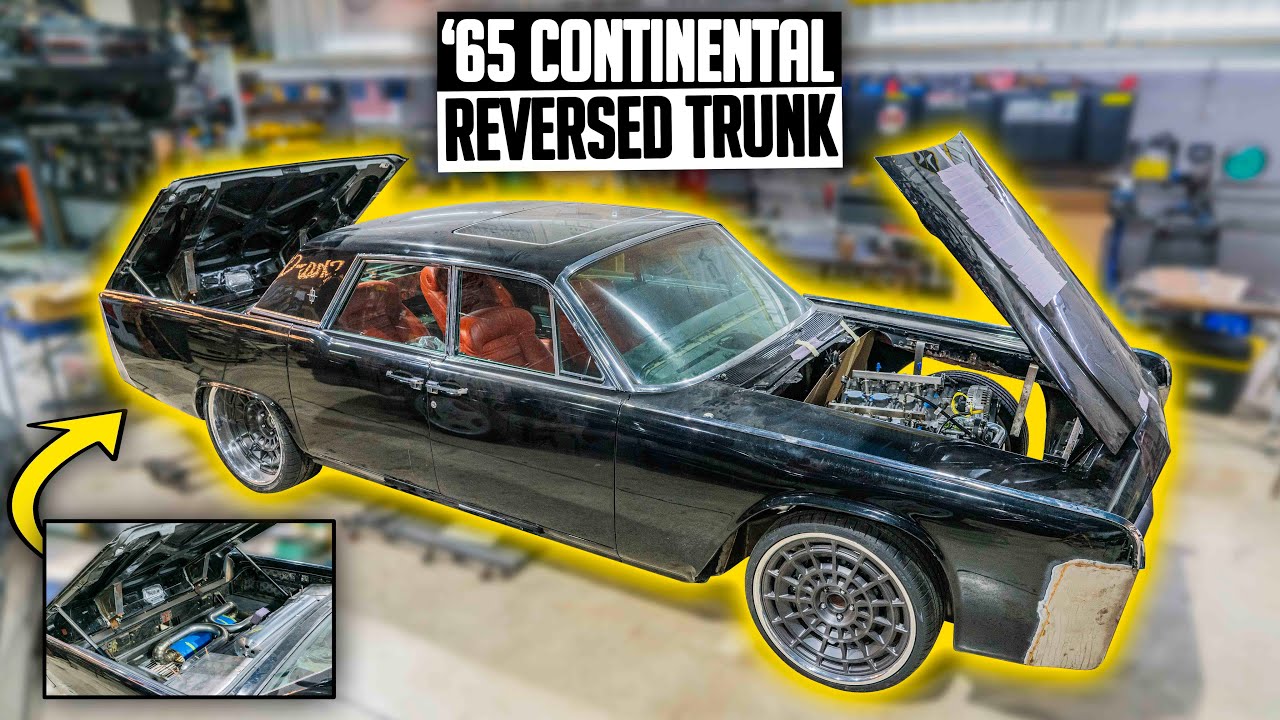 Reverse Trunk Hinges & Sheetmetal Fab for the '65 Continental - Godzilla Swapped Lincoln Ep. 11