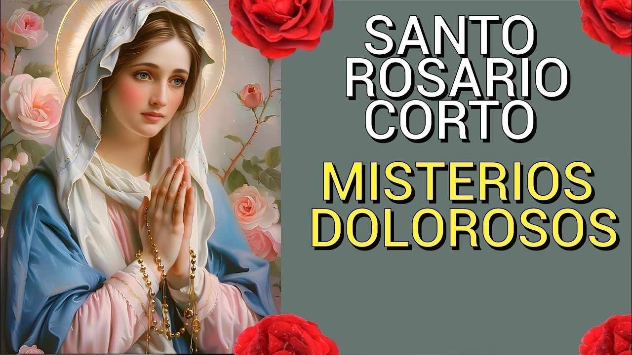 🌺 SANTO ROSARIO JUEVES 05 DE MARZO DE 2026 🌺 Misterios Dolorosos 🌺