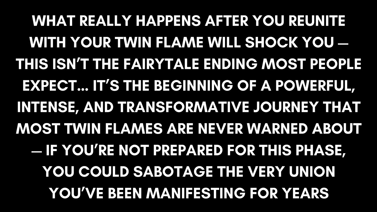 What Happens After Twin Flame Reunion (YOU NEED TO KNOW)