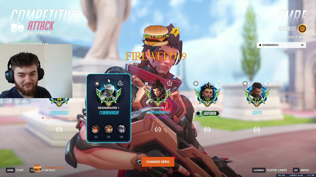 Overwatch Human Aimbot Dafran Destroys Whole Enemy Team As Emre