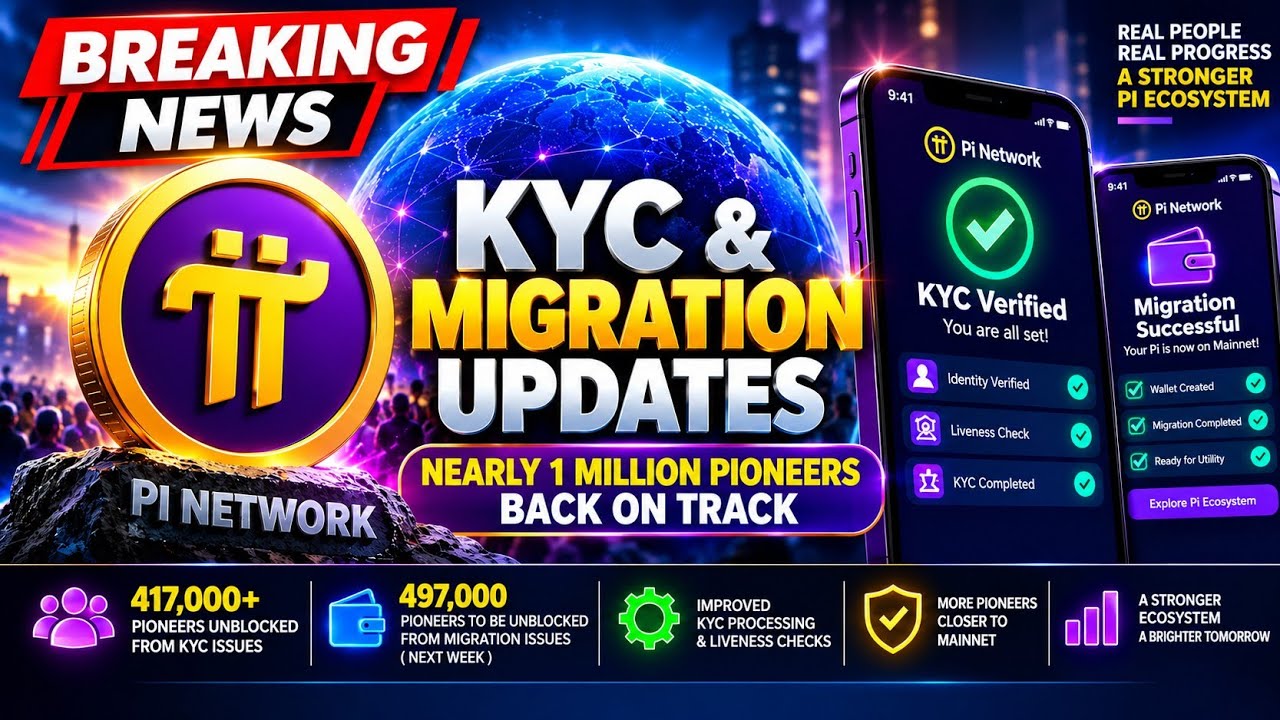 🚨 PI NETWORK РАЗБЛОКИРОВАЛА ПОЧТИ 1 МИЛЛИОН ПИОНЕРОВ &mdash; ОБНОВЛЕНИЕ KYC И МИГРАЦИИ!