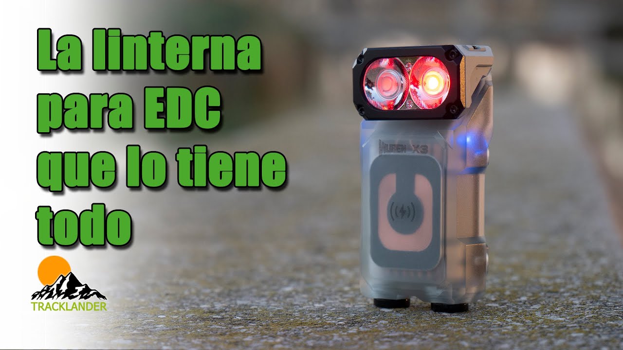 Wuben X3 posiblemente la linterna para EDC más completa que hay en el mundo