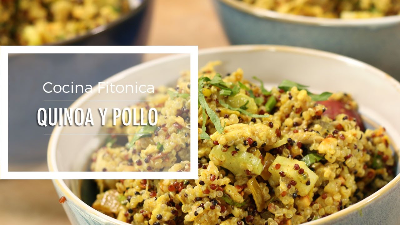 RECETA FITNESS CON QUINOA Y POLLO