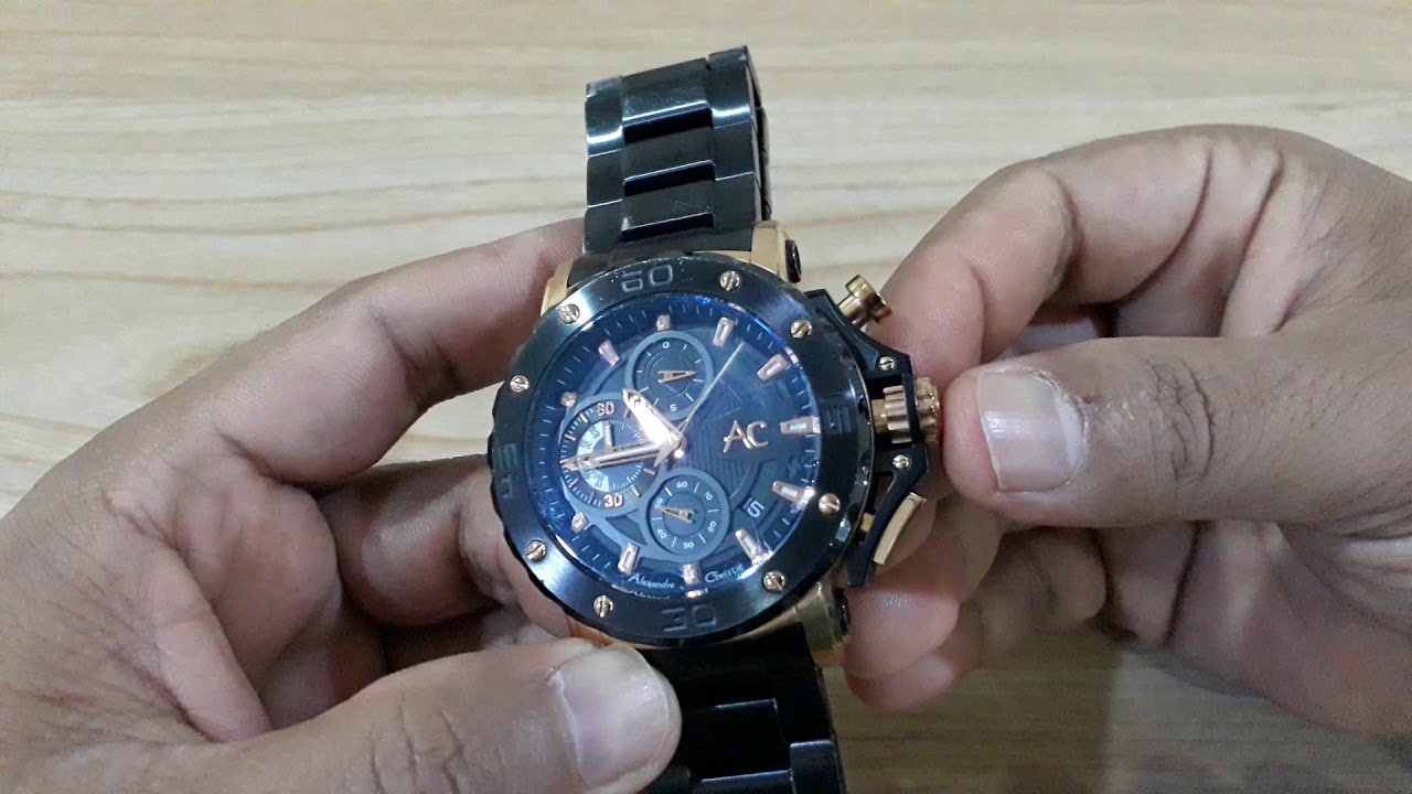 Tutorial Pengaturan Pada Jam Tangan Alexandre Christie Collection 9205 MC.